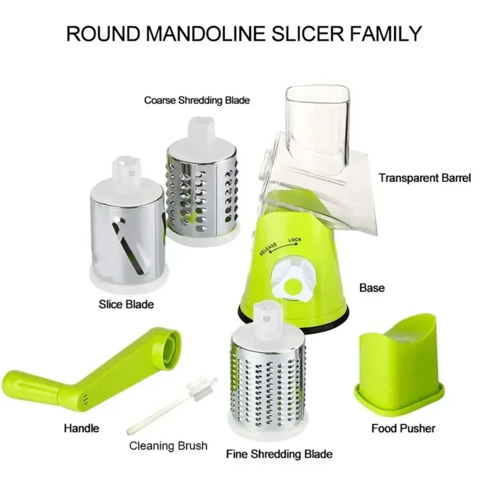 Multifunctional Vegetable Cutter Slicer Shredder