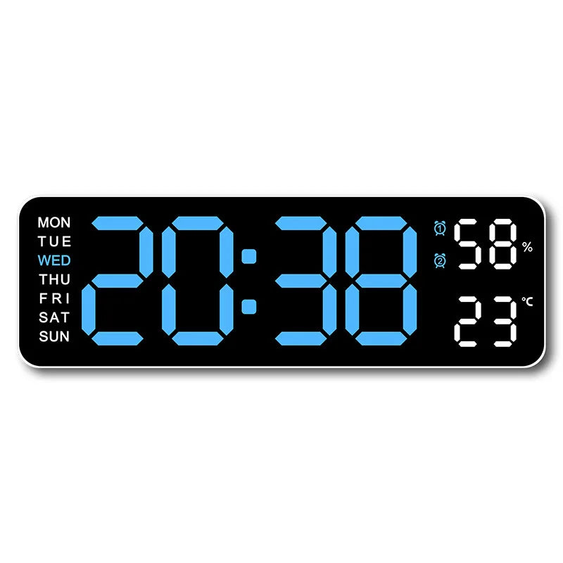 Smart Mute LED Wall Clock