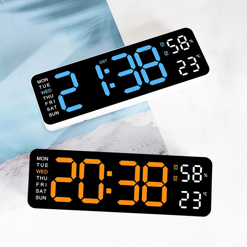 Smart Mute LED Wall Clock