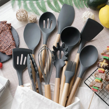 12PCS Silicone Kitchen Utensil Set