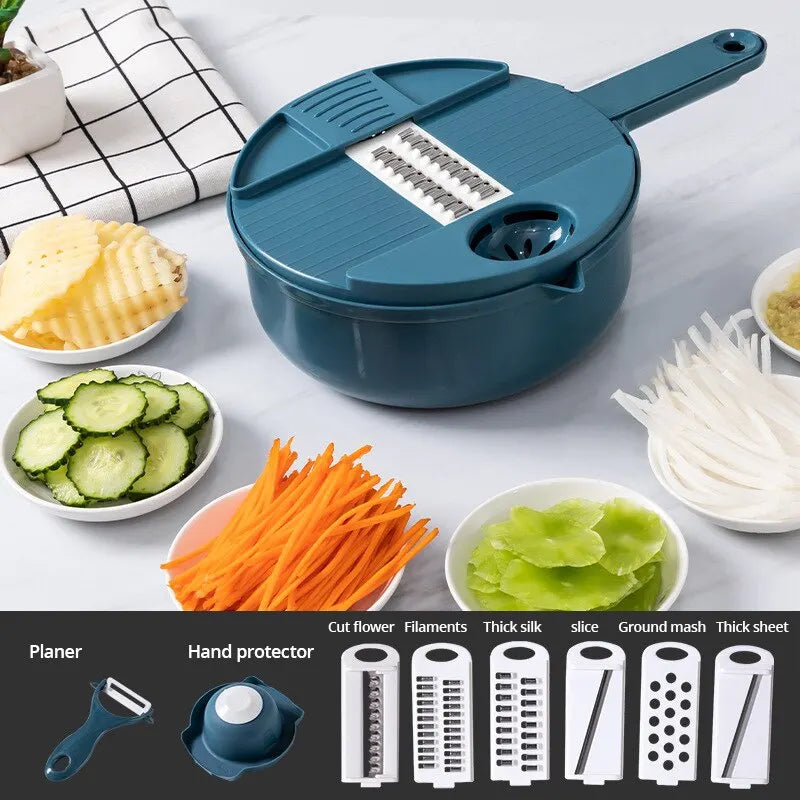 Manual Vegetable Chopper Grater for Salad