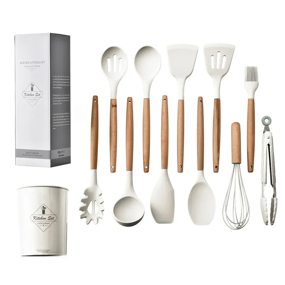 12PCS Silicone Kitchen Utensil Set