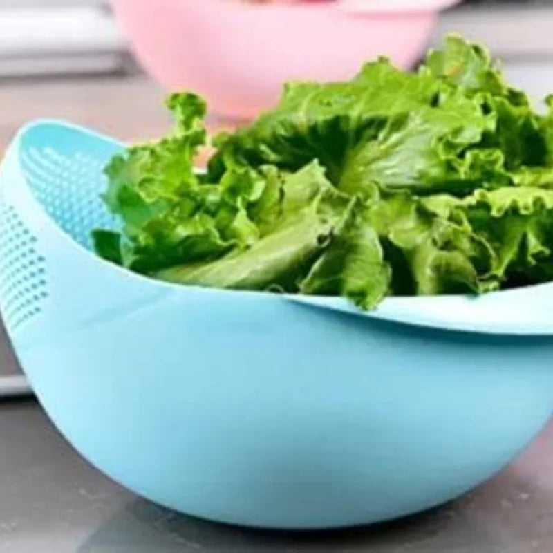 Multifunctional Rice Washer Strainer Bowl