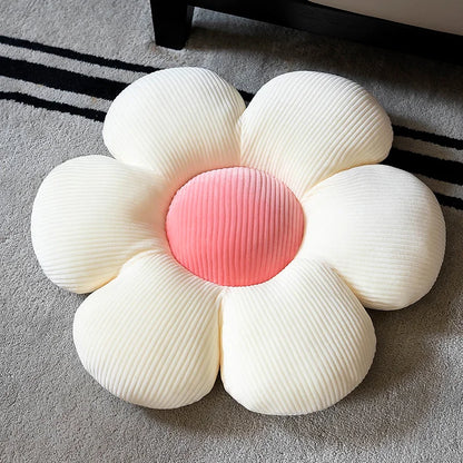 Stuffed Six-Petal Flower Cushion