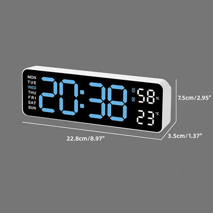 Smart Mute LED Wall Clock