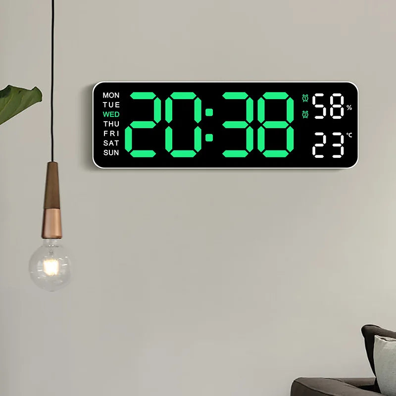 Smart Mute LED Wall Clock