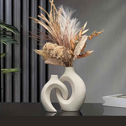 Hollow Ceramic Vases for Modern Home Decor