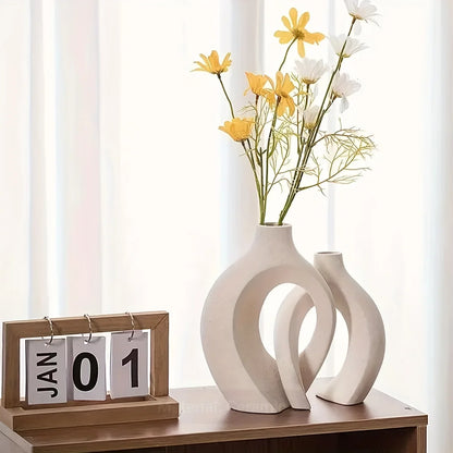 Hollow Ceramic Vases for Modern Home Decor