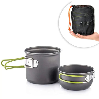 Ultralight Camping Cookware Mess Kit