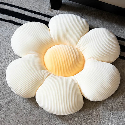 Stuffed Six-Petal Flower Cushion